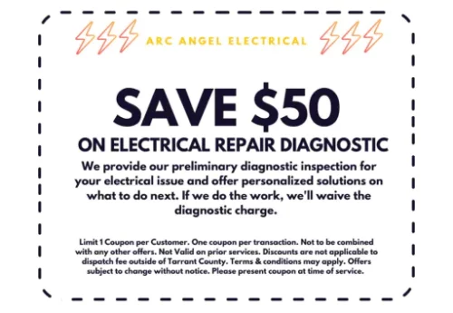 50 on electrical repair diagnostic